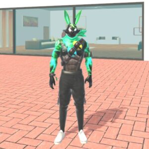 Free Fire Green Bunny