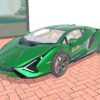 Lamborghini sian Green